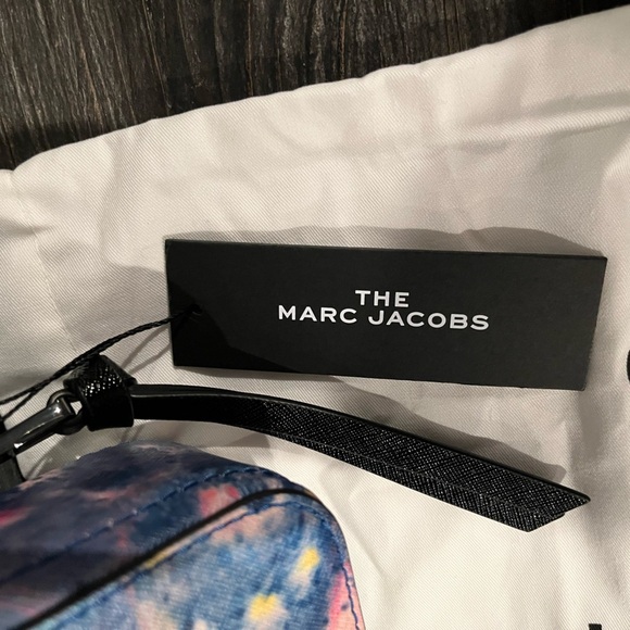 NWT Marc Jacobs Women's Snapshot Watercolor Crossbody Bag Blue Multi - Picture 8 of 15